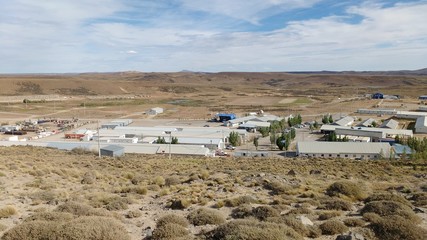 campamento minero en Santa Cruz - Argentina