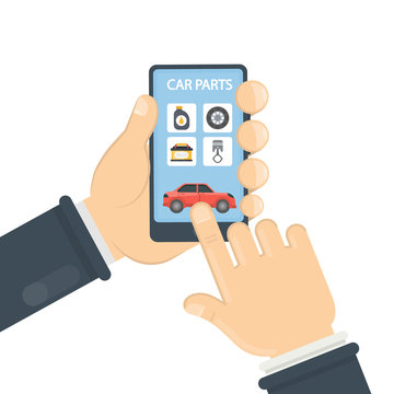 Car parts app.