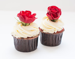 cakes with a flowers