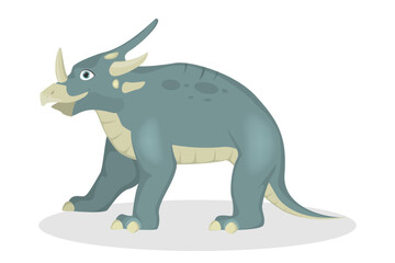 Fototapeta premium Styracosaurus dinosaur isolated