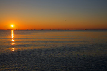Sunset on Black Sea