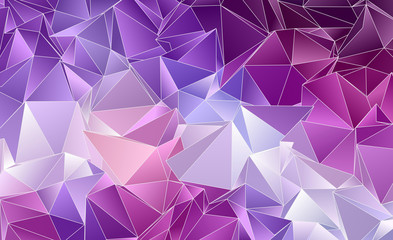 Fototapeta premium Abstract polygonal background. Triangulated texture