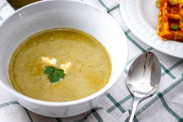 Broccoli and Spinach Soup