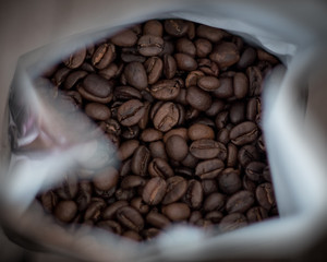 A bag of coffee beans. - 192068266