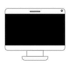 monitor computer isolated icon vector illustration design