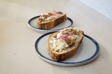 Homemade Sourdough Bread with Ricotta Cheese