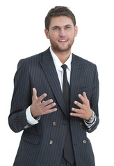 portrait of a successful young businessman.