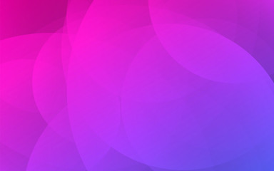 Abstract light violet and pink curved lines background, vector