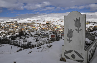 Grave in an Anatolian Village, Sivrialan