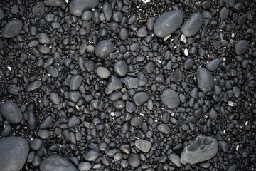 Rocks on a beach texture