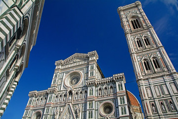 Fototapeta premium Cathedral and Baptistery of St. John in Florence, Italy