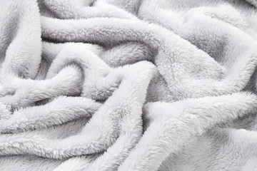 Soft grey blanket