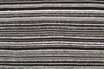 Striped scarf fabric.