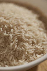 uncooked white jasmine rice from Thailand