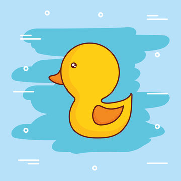 cute duck icon image