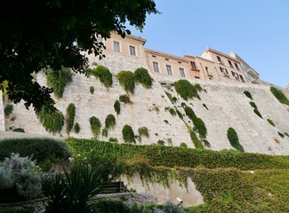 Fototapeta na wymiar Burg in Cagliari auf Sardinien