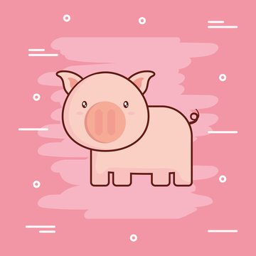 cute pig icon image