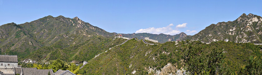 Fototapeta na wymiar Great Wall Panoramic