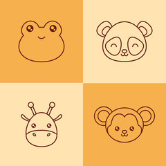 Cute animals design