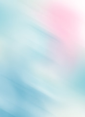 Soft, abstract blurred, pastel background for various designs in subtle blue, pink and white