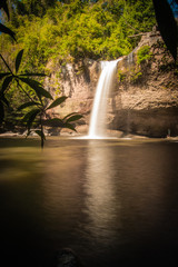Naklejka premium Heo Suwat water fall in Khao Yai National Park , Thailand