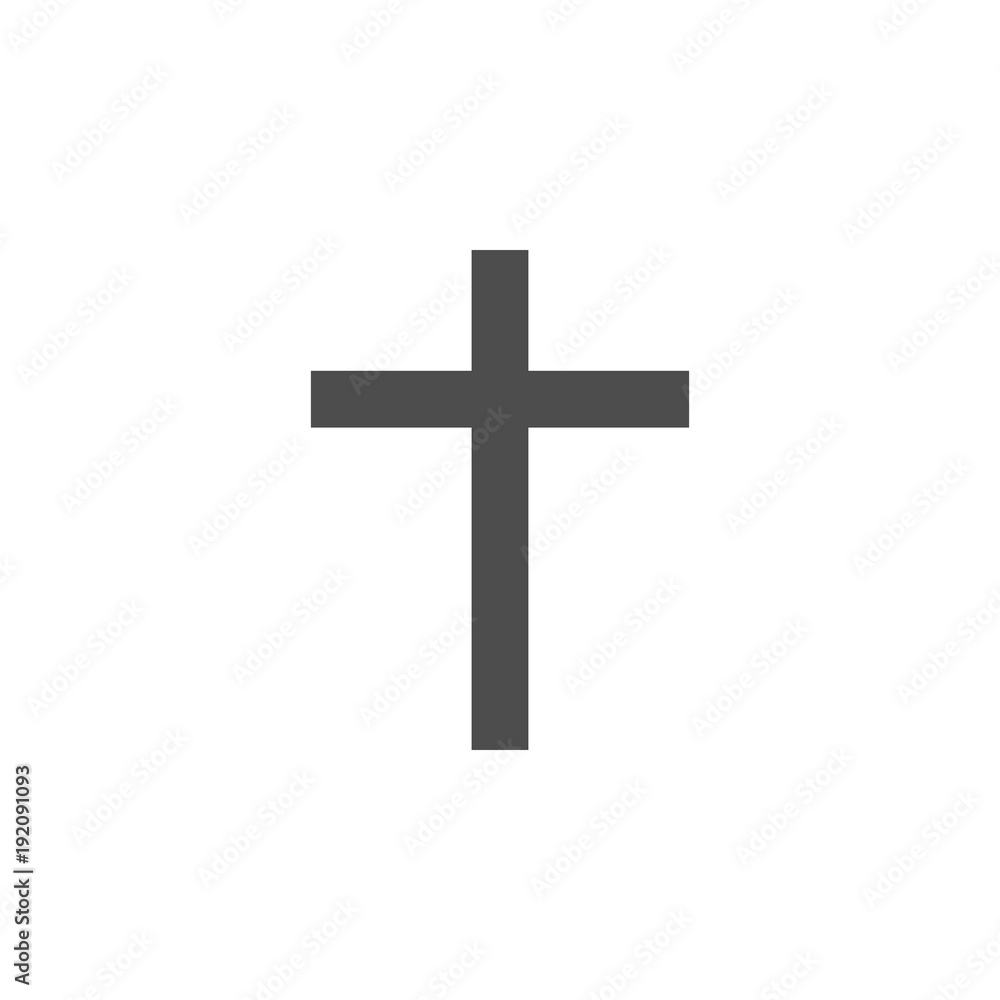 Poster cross of the cross icon. elements of web icon. premium quality graphic design icon. signs and symbol