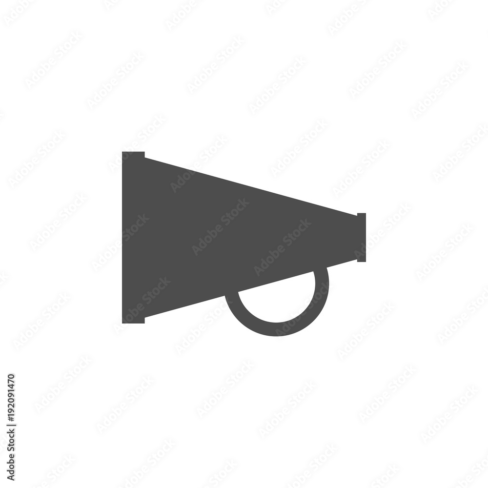 Poster megaphone mechanical icon. elements of web icon. premium quality graphic design icon. signs and symb