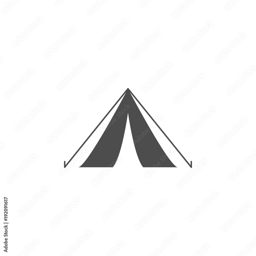Poster tent icon. elements of web icon. premium quality graphic design icon. signs and symbols collection i