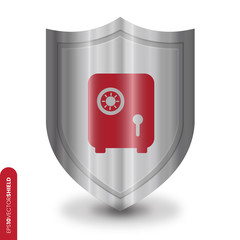 Obraz premium Shield Icon - Home