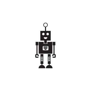 robot with a smile icon. Element of robots for advertising signs, mobile concept and web apps. Icon for website design and development, app development. Premium icon