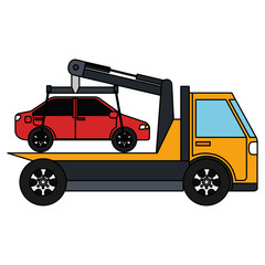car in truck icon vector illustration design