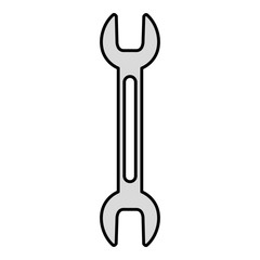 wrench tool isolated icon vector illustration design
