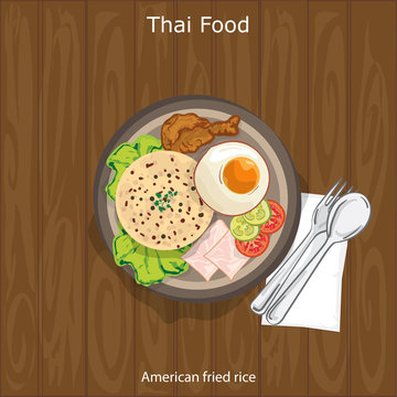 thai food American fried rice