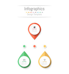 Infographic design elements for your business data with 4 options, parts, steps, timelines or processes. Vector Illustration.