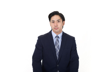 微笑むビジネスマン