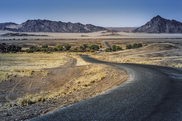 road in the Namibia