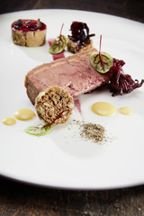 Foie gras mariné à l'hibiscus