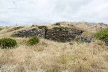 Obraz premium Ruins of Old Cape Jervis Whaling Station, Fleurieu Peninsula, South Australia