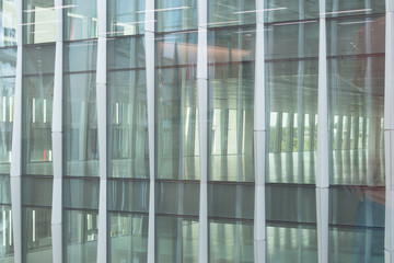 Glass Windows of an Empty Office as Seen From Exterior