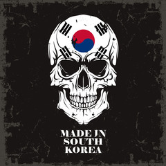 Skull color of the flag