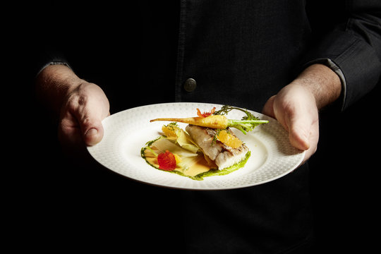 Pav&eacute; de maigre et l&eacute;gumes croquants