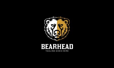 Bear Head Vector Logo