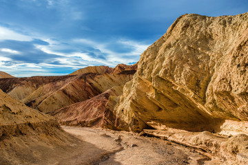 canyon dans la vallée de la mort