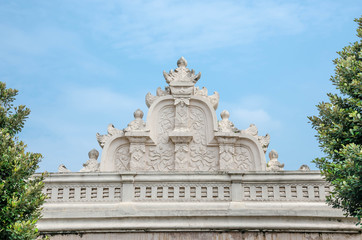 Ancient pool at taman sari water castle  Yogyakarta, Java, Indonesia.