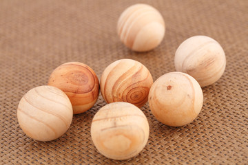 Wooden balls
