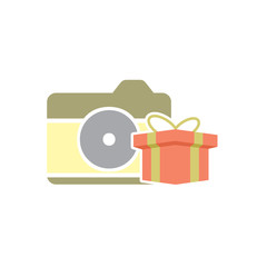 Gift Camera Logo Icon Design