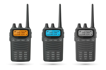 Radio transceivers. Set of 3d models