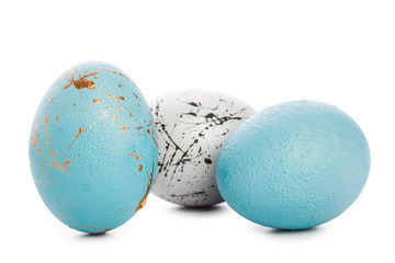 easter background. isolated on white