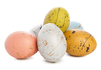 easter background. isolated on white