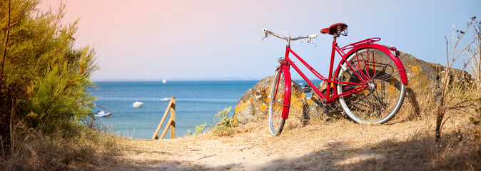 Vélo sur le littoral Français